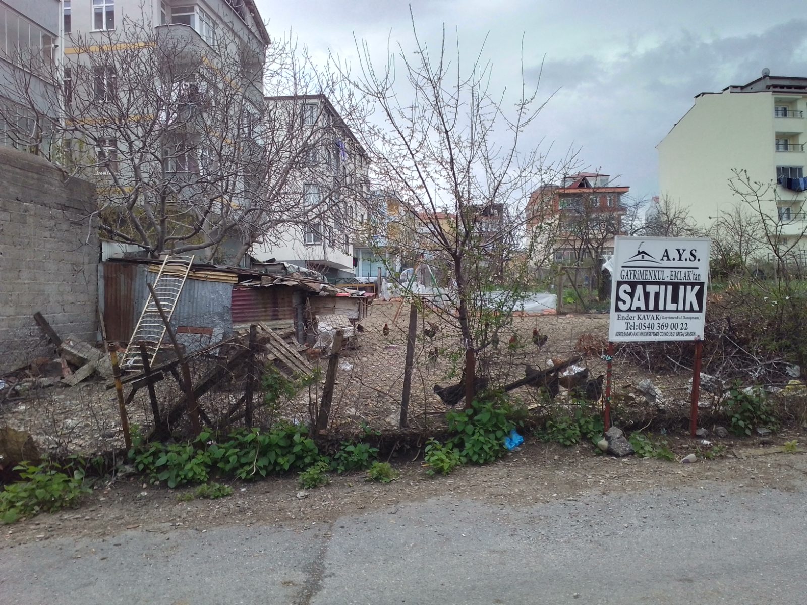 A.Y.S.GAYRİMENKUL ENDER'DEN SATILIK..DAİRE FİYATINA 4 KAT İMARLI ARSA