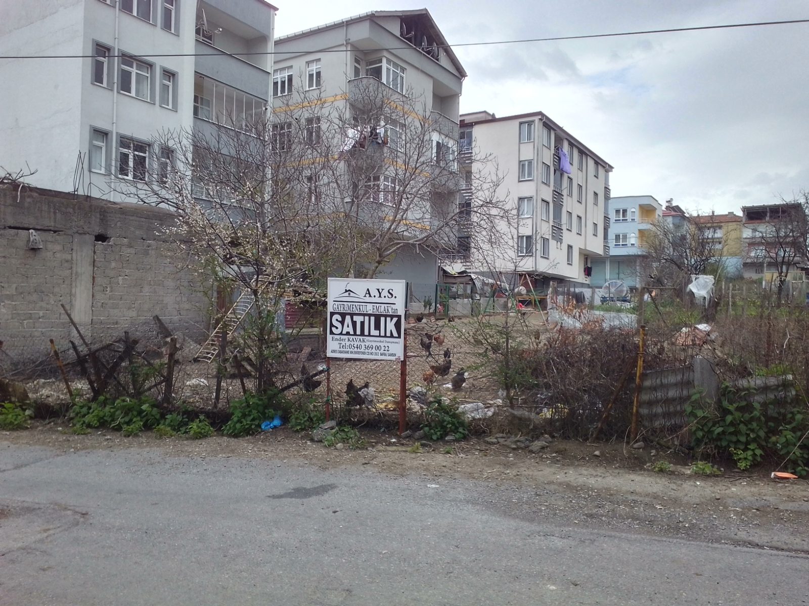 A.Y.S.GAYRİMENKUL ENDER'DEN SATILIK..DAİRE FİYATINA 4 KAT İMARLI ARSA