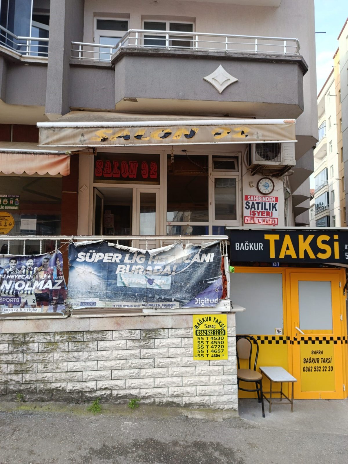 A.Y.S. GAYRİMENKUL DEN BAFRA DA SATILIK FIRSAT 120 M2 DÜKKAN