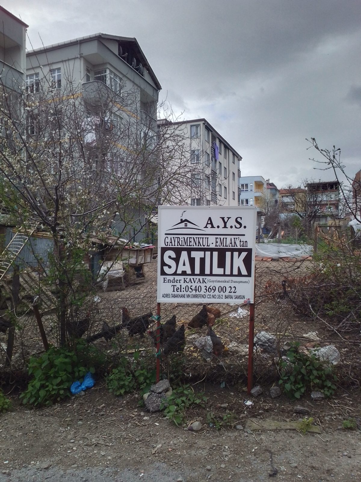 A.Y.S.GAYRİMENKUL ENDER'DEN SATILIK..DAİRE FİYATINA 4 KAT İMARLI ARSA